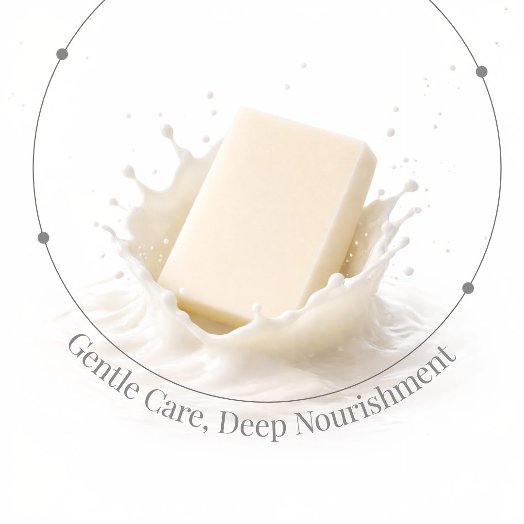 Handmade Pure Goat Milk Bar | Luxury Ayurvedic Soap for Soft, Nourished & Smooth Skin | 100 g