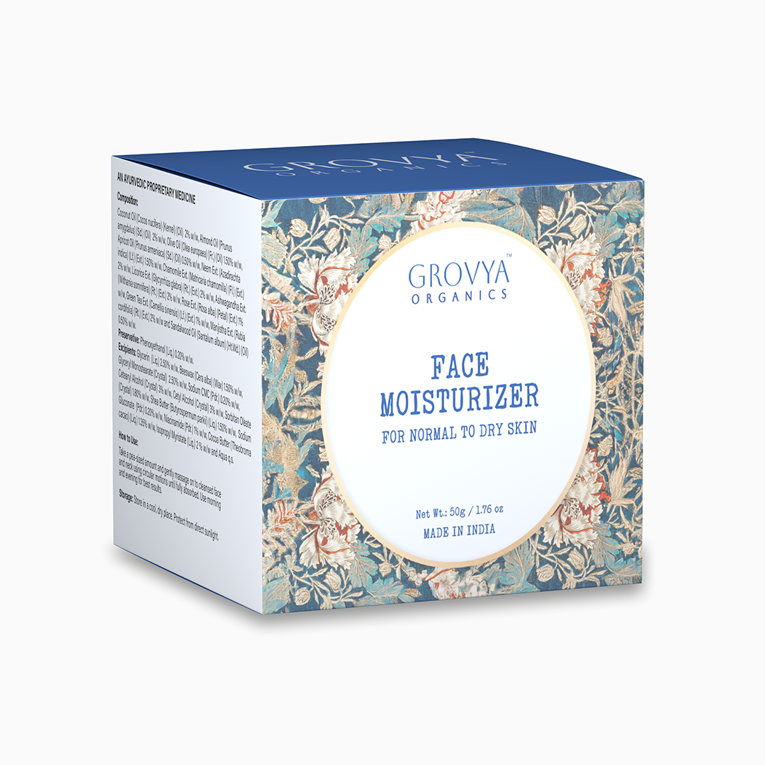 Face Moisturizer (Normal to Dry Skin) | Hydrating Lotion for Dry Skin | 50 grams