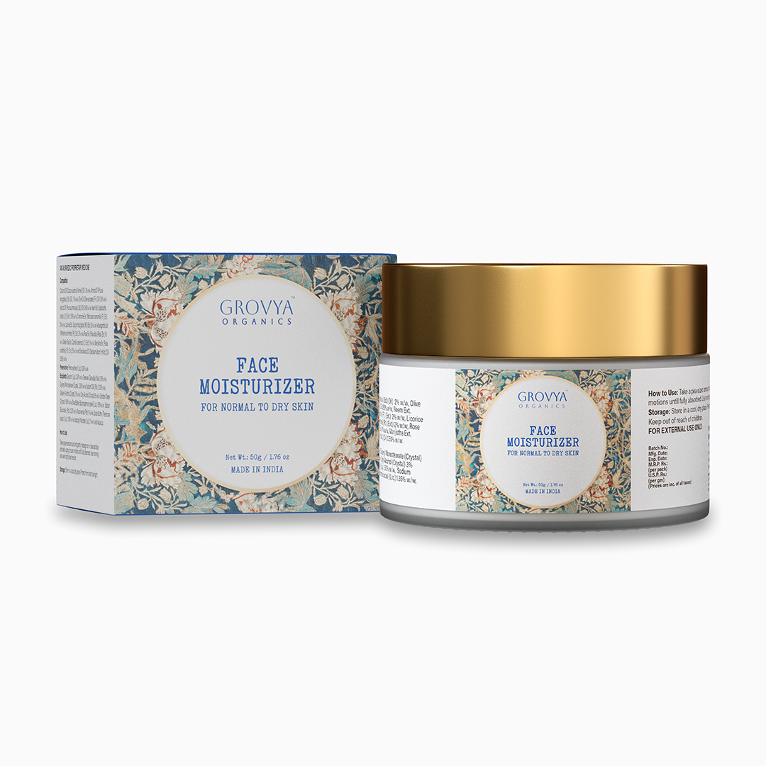 Face Moisturizer (Normal to Dry Skin) | Hydrating Lotion for Dry Skin | 50 grams