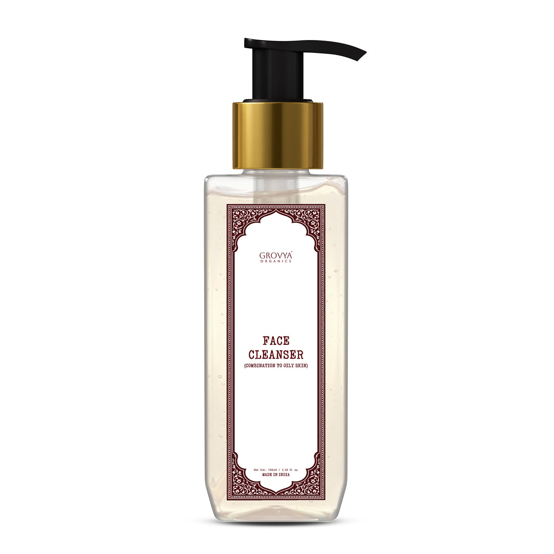 Face Cleanser | For Combination to Oily Skin | With Aloe Vera, Tulsi & Neem Extracts | Daily Cleansing Face Wash, 100 ml