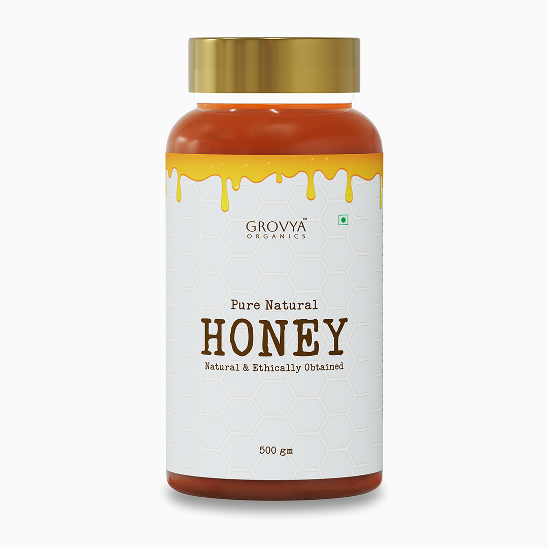 Grovya Organics Pure Natural Honey, 500 gm