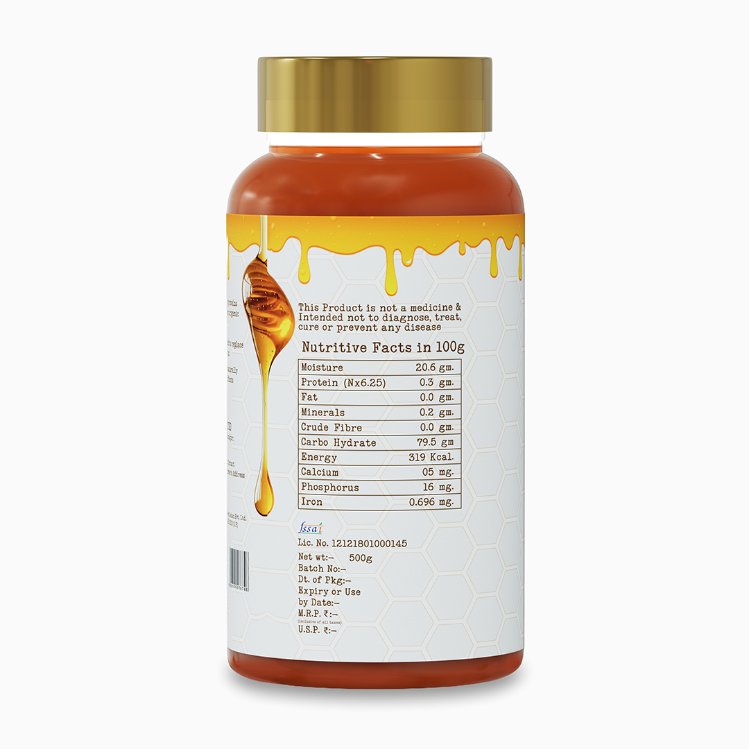 Grovya Organics Pure Natural Honey, 500 gm