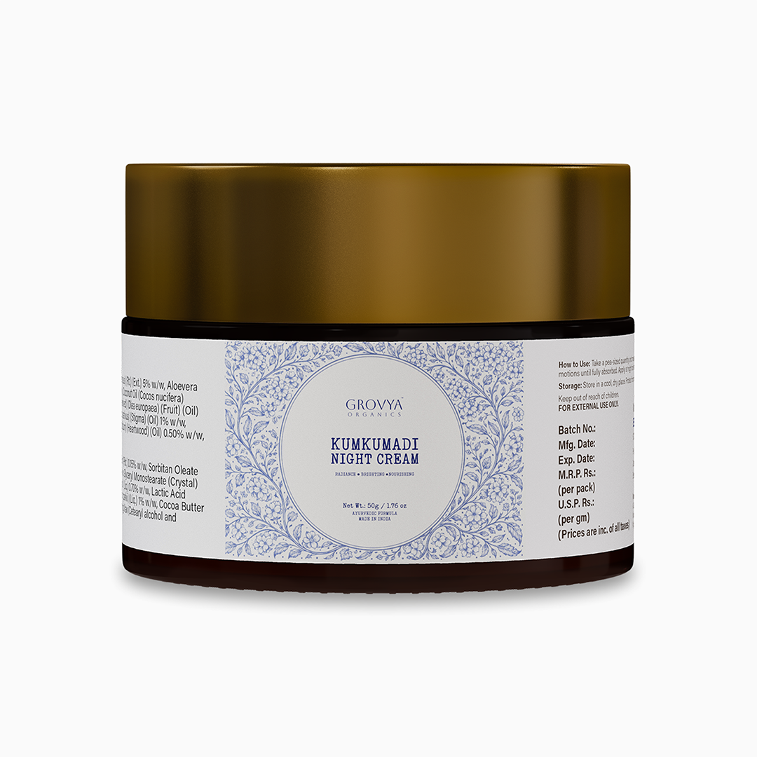 Kumkumadi Skincare Combo | Kumkumadi Day Cream + Night Cream + Kumkumadi Tailam | Ayurvedic Skincare Ritual for Glowing, Smooth & Nourished Skin | With Saffron, Sandalwood & Kumkumadi Oil