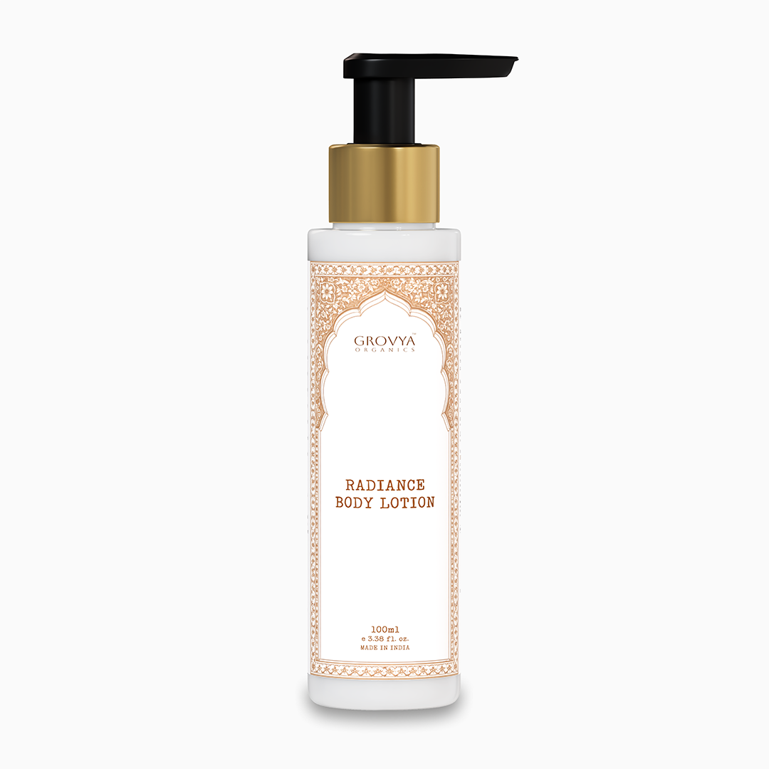 Radiance Body Lotion | Ayurvedic Body Lotion with Almond, Wheatgerm, Mulberry, Ricebran, Jasmine & Mogra Extracts | Body Care Lotion | 100 ml