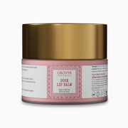 Lip Balm | Ayurvedic Herbal Lip Care with Almond Oil, Kokum Butter & Rose Extract | Botanical Lip Balm with Pomegranate, Carrot & Sesame Oils | Daily Lip Care