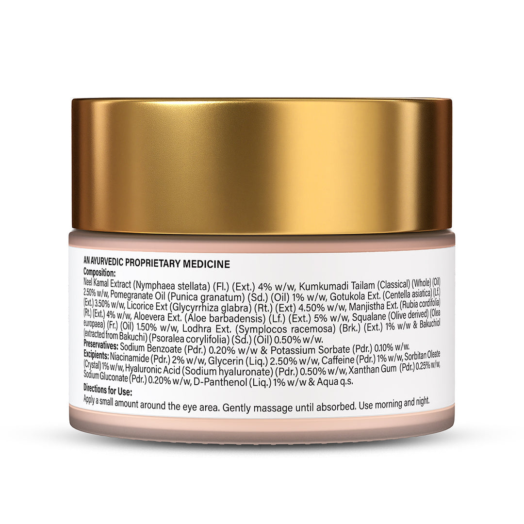 Midnight Recovery Eye Cream | With Neel Kamal, Licorice & Aloe Vera Extracts | Daily Eye Care for Hydration & Refreshed-Looking Eyes, 15 g