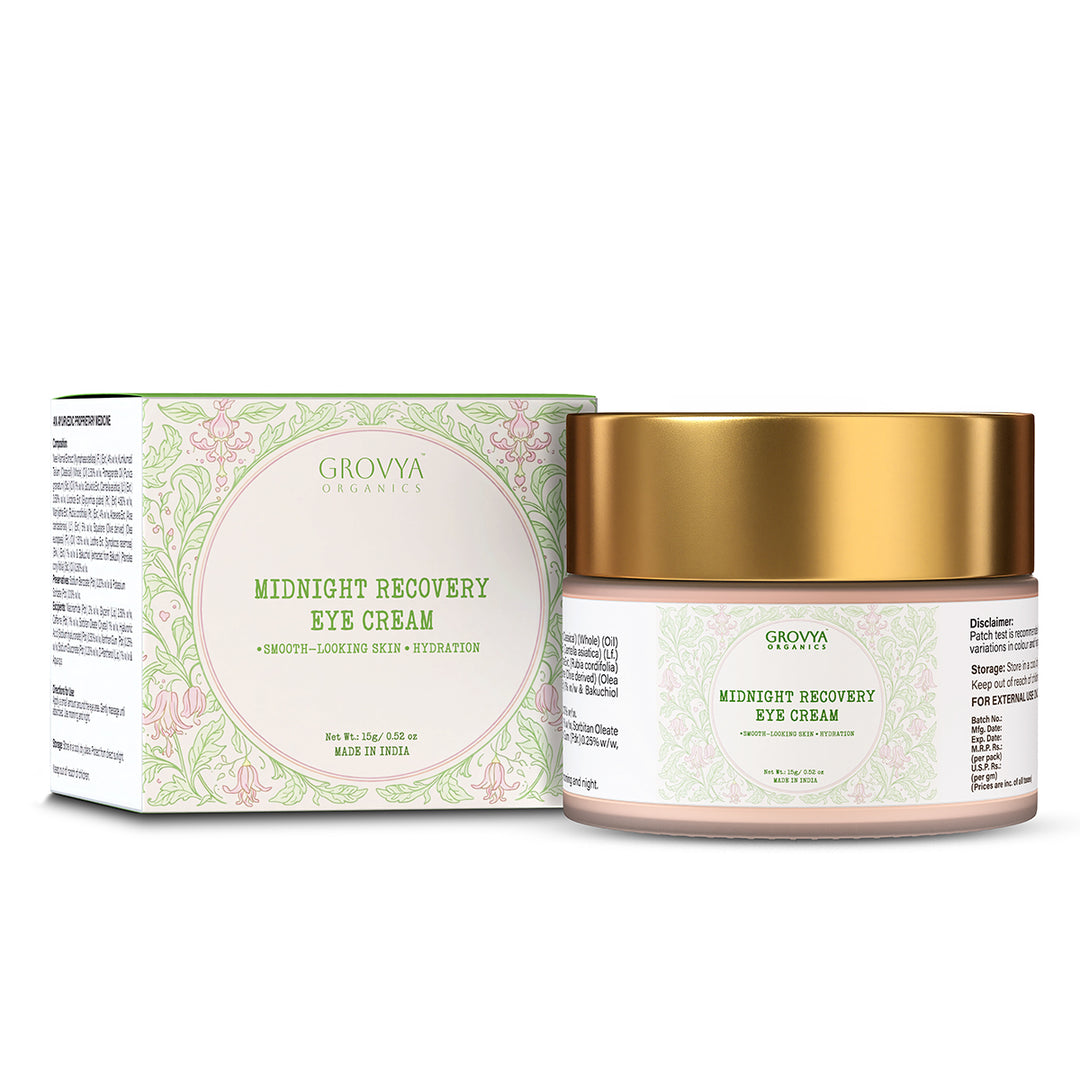 Midnight Recovery Eye Cream | With Neel Kamal, Licorice & Aloe Vera Extracts | Daily Eye Care for Hydration & Refreshed-Looking Eyes, 15 g